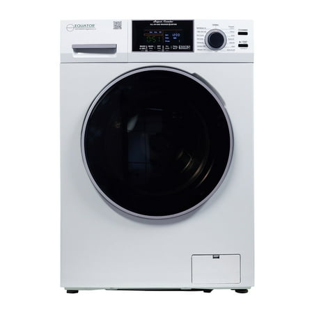 Equator Combination Washer Dryer Ventless/Vented Pet cycle 1.62cf/15lbs 110V with Adjustable legs