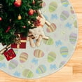thumbnail image 5 of FMSHPON Easter Xmas Christmas Tree Skirt Stand Mat for Holiday Party Decoration Indoor Outdoor 36 inches, 5 of 6