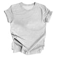 thumbnail image 4 of MEICHEN Tops for Women Plus Size Short Sleeve Crew Neck Swing Flare Loose T Shirt Blouses Summer Clothing, 4 of 4