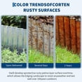 thumbnail image 3 of Metal Garden Edging – Flexible Corrugated 8" x 20Ft Galvanized Steel – Rust-Resistant – Easy DIY Install – Flower Beds, Raised Beds, Lawns & Walkways – Rust Color, 3 of 7
