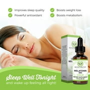 Benevolent Natural Melatonin Liquid 3mg - Nighttime Sleeping Aid for Adults Extra Strength, Raspberry and Vanilla Flavour, Effective Sleep Aid Sublingual Drops, Faster Absorption, Vegetari