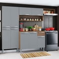 thumbnail image 2 of Cocina Integral Completa Modular Madesa Emilly Top Marrón/Gris, 2 of 15