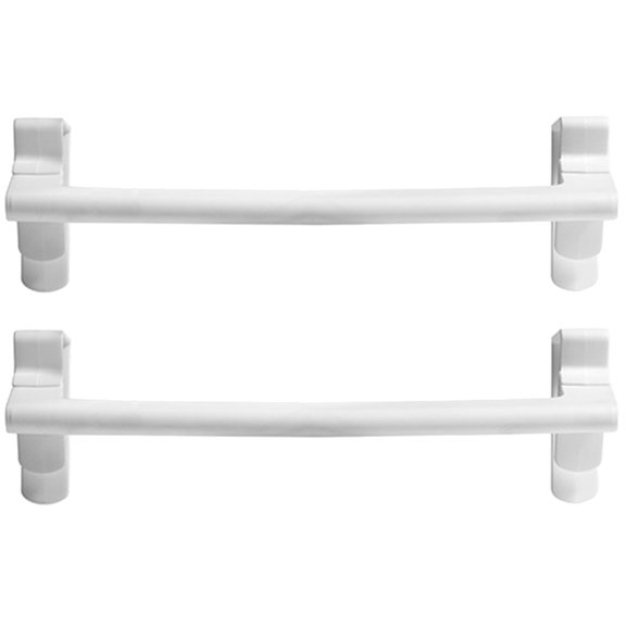 Eease 2pcs Cabinet Towel Bar Kitchen Rack Holder Bathroom Hanging No Punching