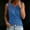 Blue plus size cotton linen tops a1, variant on Women Plus Size Sleeveless Wrap Tank Top Cotton Linen V Neck Casual Curved Hem Solid Basic Tops for Party Summer Fashion Clothes, Light Blue 2XL