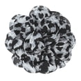 thumbnail image 1 of Broches de flores de leopardo Uxcell para mujeres, grandes flores de rosa de tela para el cabello para bodas [10 cm, gris azul], 1 of 7