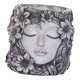 thumbnail image 4 of Maceta con forma de cara de flor, maceta para plantas, escultura decorativa, contenedor de regalo, estatua de resina para mesa de cocina, centro de, 4 of 8