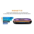 thumbnail image 3 of Android 11.0 TV Box MXIII X4 Amlogic S905X4 con 4GB RAM 64GB ROM 4K Ultra HD H.265 Dual Band WiFi BT 4.0 Media Box 2.4/5Ghz WiFi 1000M LAN, 3 of 7