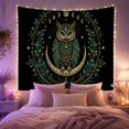 thumbnail image 2 of Moon Stars Highly with Detailed Shades Perches Majestically, Mystical Fantasy for Space Lovers, Galaxy Room Decor, Mother'S Day Gift, Tapestry Wall Hanging for Bedroom and Dorm, 2 of 7