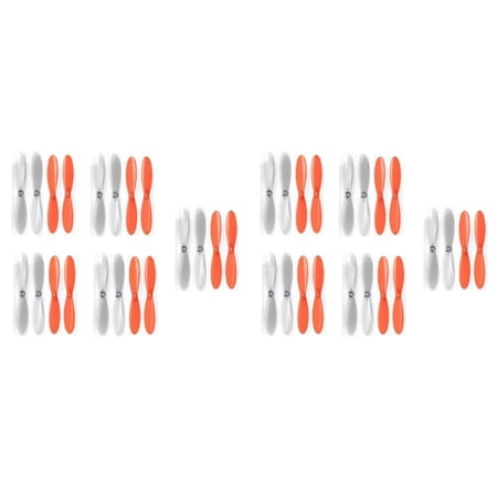 HobbyFlip Orange Clear Propeller Blades Props 5x Propellers Transparent Compatible with Ares Spectre X 2 Pack