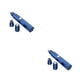 thumbnail image 1 of Seitruly Recortador de pelo de nariz, removedor de afeitado eléctrico alimentado por portátil, cortapelos de cabeza de acero inoxidable, cabeza Cabeza azul 2 uds. 2piezas Seitruly CBP379740, 1 of 5
