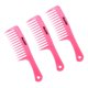 thumbnail image 5 of 3 peines para desenredar el cabello con mango largo, peines de de dientes redondos, alto Rosado Yuyangstore Peine antiestático desenredante, 5 of 8