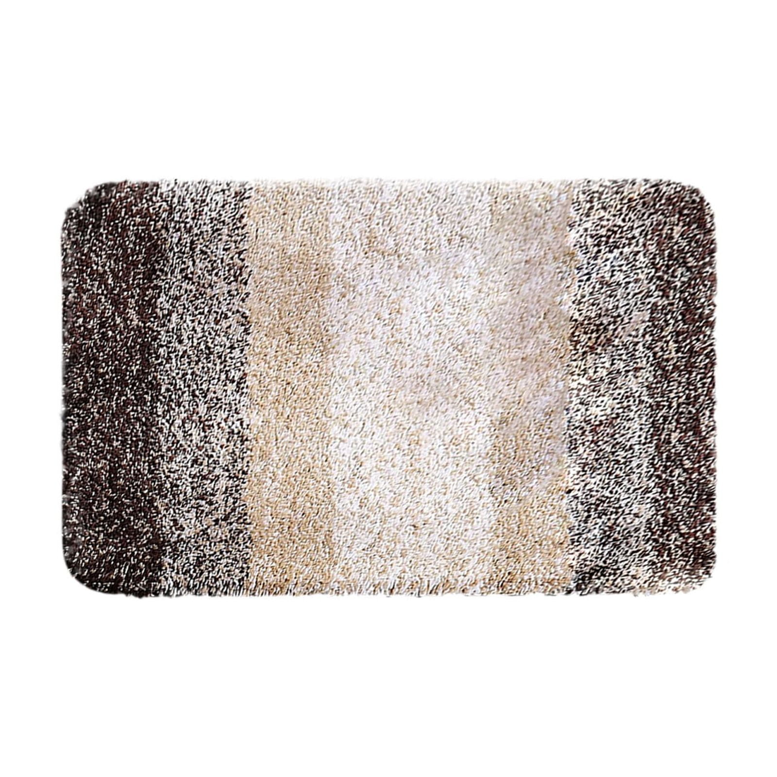 Under $5! InsCrazy Bathroom Rugs Bedroom Mat Flocking Carpet Plushes Rug Bathroom Absorbent Non-Slip Mats Kitchen Foot Mats Machine Wash Bathroom Rugs for Bedroom Bath Tub 20" x 30"