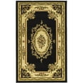 thumbnail image 2 of SAFAVIEH Lyndhurst Katherine Traditional Bordered Area Rug, Black/Ivory, 3'3" x 5'3", 2 of 4