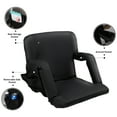 thumbnail image 3 of Seamander Large Foldable Black Stadium Seat with 2 Seats, 3 of 8
