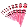 thumbnail image 4 of Kit De Estiramiento De Medidores De Oreja De 18 Piezas Tapones Cónicos 14G-00G Expansores Rosa Sunnimix Kit de estiramiento de medidores de oído, 4 of 5