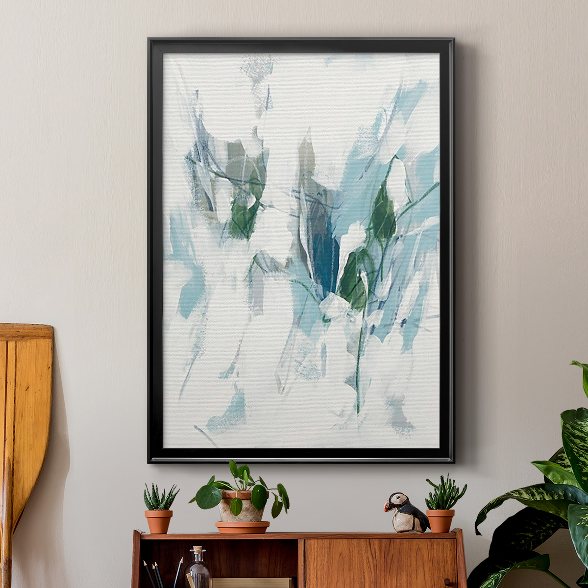 Ice Cavern I Premium Framed Print, in Gold, Black, or Silver - Ready to Hang