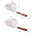 thumbnail image 3 of Cesta de acero inoxidable Monstrate colador 14 cm para Fideos Dumplings freír, 3 of 6
