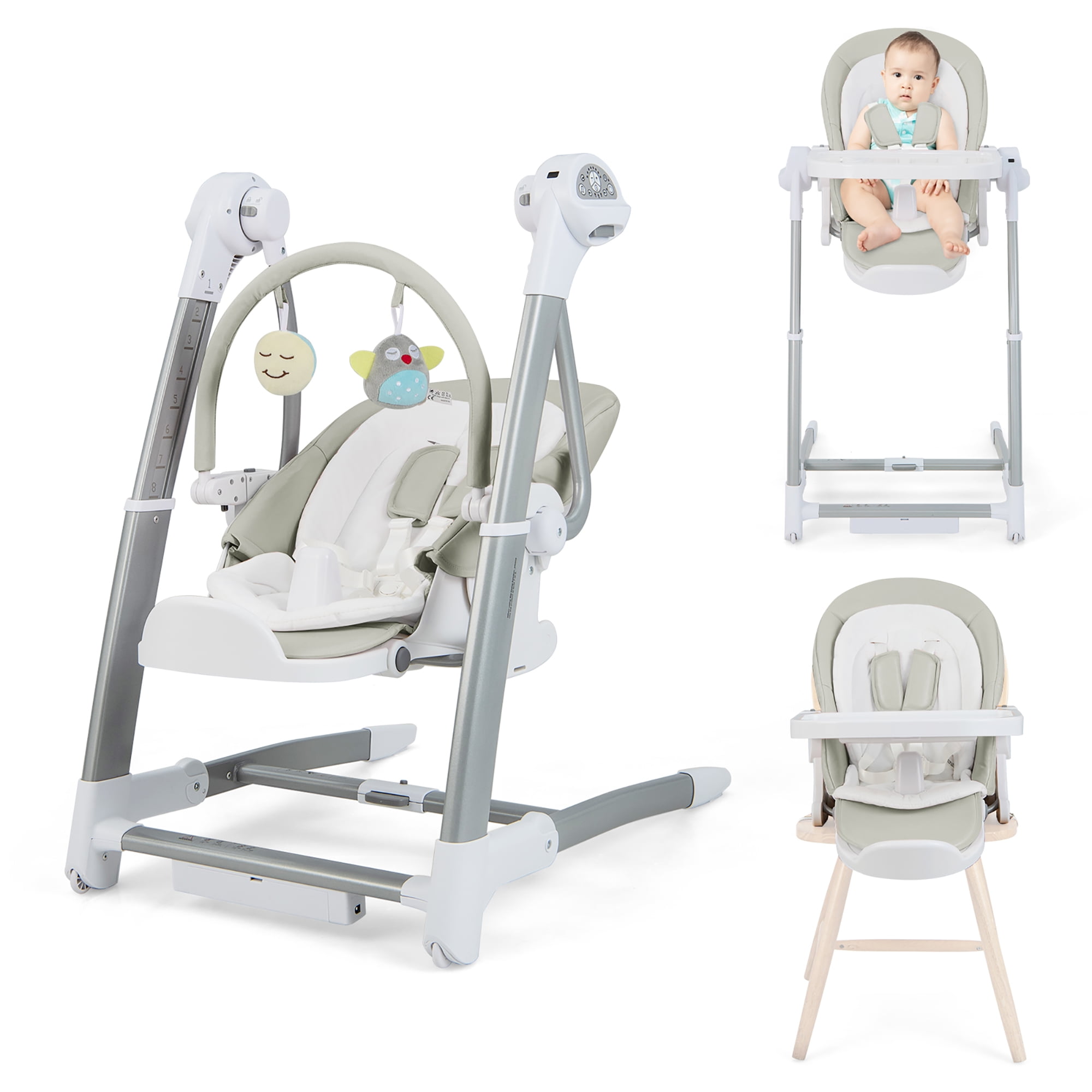 Swing chair for 1 year old baby sale