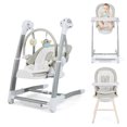 Babyjoy 3in1 Baby Swing & High Chair with 8 Adjustable Heights