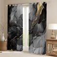 thumbnail image 2 of Manfei Marble Watercolor Black Out Curtains for Boys Girls,Stone Pattern Curtains Pack of 2 (42x63 Each),Abstract Gradient Bedroom Curtains,Lightweight Room Decor, 2 of 6