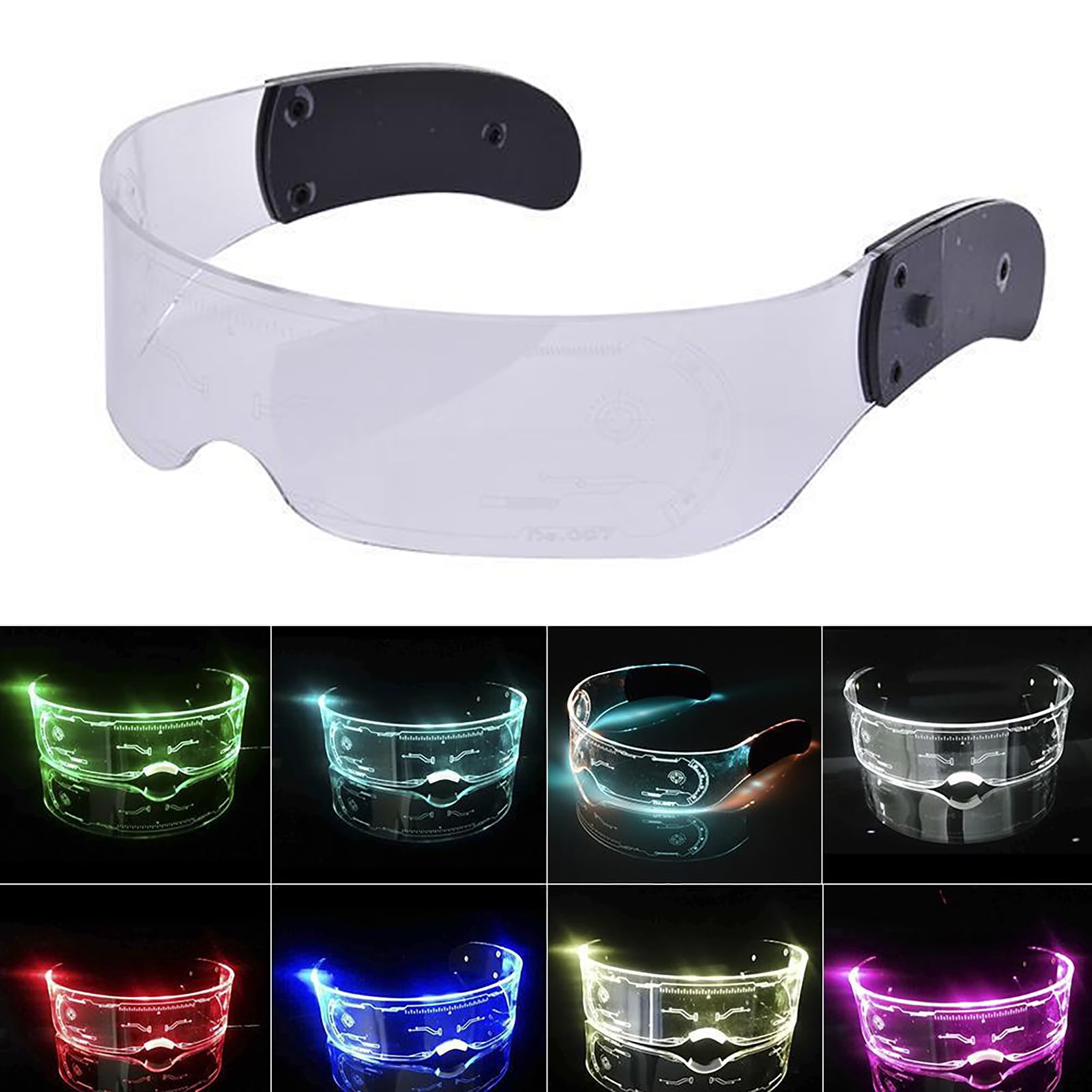 Travelwant Colorful Luminous Glasses, LED Glasses, Futuristic