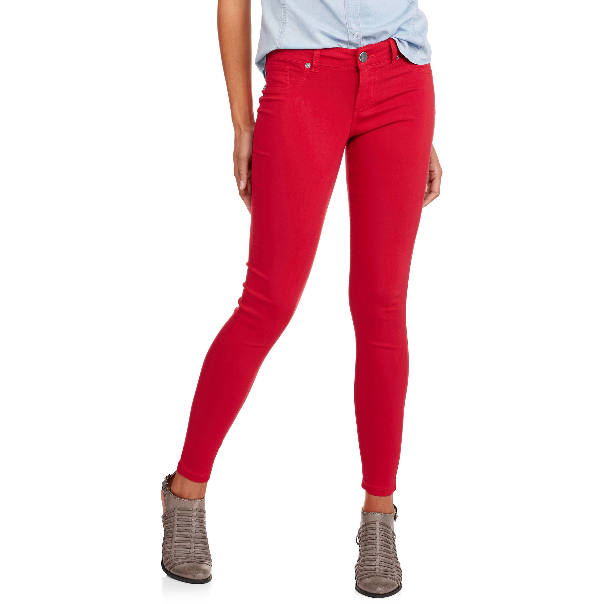 girls colored skinny jeans