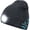 Gray, variant on Led Beanie Hat with Light Music Hat Bluetooth Warm Knitted Flashlight Hat for Women Men Outdoor Running Cycling Skiing, Black, Christmas Day Gift