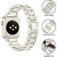 thumbnail image 3 of REQO Compatible with Apple Watch Band with Screen Protector Case, Jewelry Replacement Bands 46mm 45mm 44mm 42mm 41mm 40 mm 38mm 2 Pack Protective Cover for iWatch Series 10/9/8/7/6/5/4/3/2/1/SE Women, 3 of 6