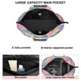 thumbnail image 3 of Multi Color Floral Checkered Pattern Travel Tote Bags for Women Carry On,Large Weekender Bags for Women Travel,Multi Functional Duffle Bag for Work,Shopping,Sports, 3 of 5