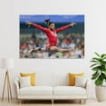 thumbnail image 4 of Simone Biles Sports Celebrity USA Gymnastics Athlete Poster Home Decor Poster Wall Art Hanging Picture Print Bedroom Decorative Painting Posters Room Aesthetic 12x18inch(30x45cm), 4 of 6