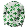 thumbnail image 1 of Camisa Del Día de San Patricio Hombres de Manga Larga de Manga Larga Cuello Redondo Tops Casuales Muy Cómodos Tejido Elástico Súper Suave para Fiesta Festival Vacaciones Viaje Calle Uso Diario, 1 of 8