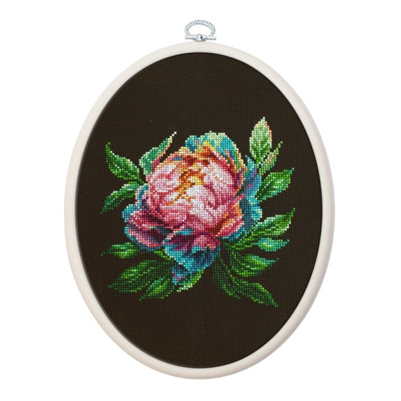 Abalone Pearl Peony BC203l Counted Cross-Stitch Kit