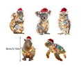 thumbnail image 3 of Christmas Tree Ornaments Christmas Tree Stand, 5-Pc Acrylic 2D Christmas Tree Ornaments Festive Accent, 3 of 5