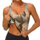 thumbnail image 3 of Balery Hiking Duck Sujetadores deportivos con espalda cruzada para mujer, acolchados, sin costuras, de alto impacto, ideales para yoga, gimnasio, entrenamiento y fitness.-Small, 3 of 8
