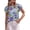 Green Blue Floral, variant on Boho Floral Tops for Women Summer Blouses Dressy Casual 2026 Spring Beach Vacation Ruffle Short Sleeve Shirts