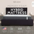 thumbnail image 3 of Lincove 12 Inch Spring Hybrid and Memory Foam Mattress - Medium Firm Mattress CertiPUR-US Certified - Adaptive Support, Pressure Relief - Made in USA - Queen, 3 of 15