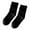 Black, variant on DQRPSEETB Long Socks Warm Fashion Windproof Printing Mid Tube Socks Long Tube Cotton Sock for Girls