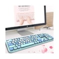 thumbnail image 4 of Universal Cute Portable Wireless 2.4Ghz Keyboard Mouse Set for Office Computer - Black, 4 of 5