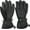 Black, variant on N'Ice Caps Mens Waterproof Thinsulate Gloves Winter Snow Ski Adults Black High Performance Male
