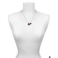 thumbnail image 3 of Delight Jewelry Silvertone Medical Caduceus Seal - EMT Red Lucky Ladybug Necklace and Dangle Earrings Set, 3 of 6