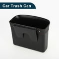 thumbnail image 6 of Unique Bargains Car Trash Can Portable Seat Back Trash Bin Black 1 Pc 7.5" Length 3.2" Width 7.5" Height Plastic, 6 of 6