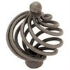 Liberty 40mm Large Wire Swirl Knob with Ball Top, Available in Multiple Colors
