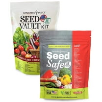 Survival Seed Vault Kit - 70 Heirloom Varieties for Self-Sufficient Gardening