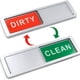thumbnail image 3 of 1pc Dishwasher Magnet Clean Dirty Sign Shutter Only Changes When You Push It Non-Scratching Strong Magnet Or 3M Adhesive Options Indicator Tells Whether Dishes Are Clean Or Dirty, 3 of 5