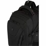 حقيبة ظهر SWISSGEAR Travel Tech Elite USB ScanSmart للكمبيوتر المحمول باللون الأسود