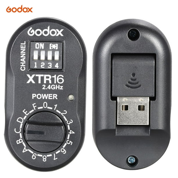Godox XTR-16 2.4G Sans Fil X-system Télécommande Flash Récepteur pour X1C X1N XT-16 Émetteur Déclencheur Wistro AD360/DE/QT/DP/QS/GS/GT Séries