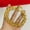 15mm happiness heads bracelet, variant on 2 Type 24K Yellow Gold Plated 15mm 9" Thick Circles Dragon Head Men's Bracelet-15mm dragon heads bracelet