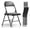 Black, variant on Sunshen 4 Pack Folding Chairs with Padded Vinyl Cushion Chairs with Comfortable Cushion and Durable Steel Frame for Home and Office, for Indoor and Outdoor Events (Black, Vinyl)