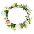 thumbnail image 4 of Women Rose Flower Headband Floral Crown Garland Halo Wedding Festivals Photo Props, 4 of 4