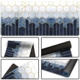 thumbnail image 3 of Extended Gaming Mouse Pad XXL Large Keyboard Mat Long Mousepad Desk Decor Writing Pad Non Slip Rubber Base Stitched Edges for Work, Game, Office, Home, 35.1" x 15.7" , Abstract Cubes, 3 of 5